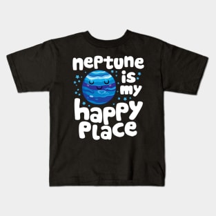 Neptune is My Happy Place Kids T-Shirt